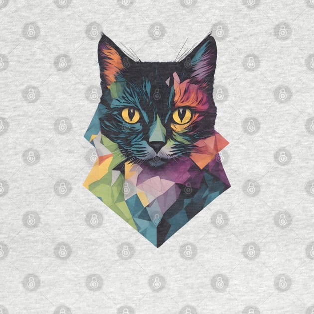 Abstract Cat Head by MonkeyStuff